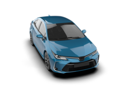 Modern car isolated on background. 3d rendering - illustration png