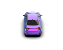 Modern car isolated on background. 3d rendering - illustration png