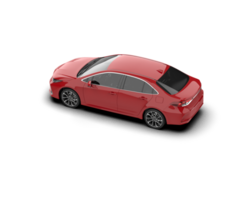 Modern car isolated on background. 3d rendering - illustration png
