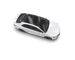 Modern car isolated on background. 3d rendering - illustration png