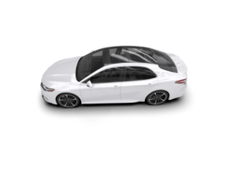 Modern car isolated on background. 3d rendering - illustration png