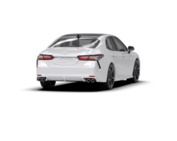 Modern car isolated on background. 3d rendering - illustration png