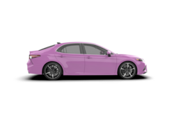 Modern car isolated on background. 3d rendering - illustration png