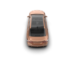 Modern car isolated on background. 3d rendering - illustration png