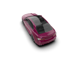 Modern car isolated on background. 3d rendering - illustration png