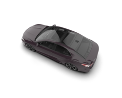 Modern car isolated on background. 3d rendering - illustration png