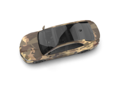 Modern car isolated on background. 3d rendering - illustration png
