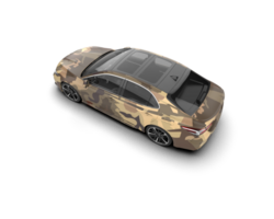 Modern car isolated on background. 3d rendering - illustration png