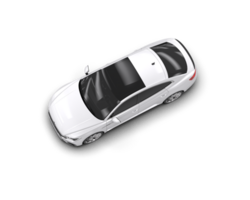 Modern car isolated on background. 3d rendering - illustration png