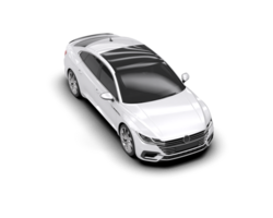 Modern car isolated on background. 3d rendering - illustration png