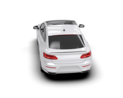 Modern car isolated on background. 3d rendering - illustration png