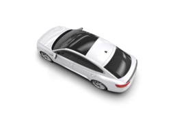 moderno carro isolado em fundo. 3d Renderização - ilustração png