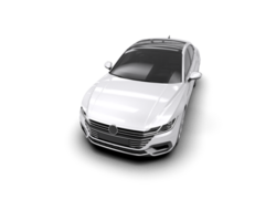Modern car isolated on background. 3d rendering - illustration png