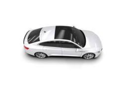 Modern car isolated on background. 3d rendering - illustration png
