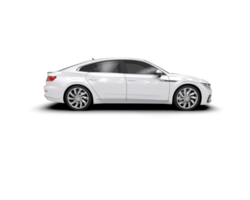 Modern car isolated on background. 3d rendering - illustration png
