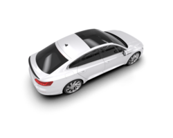 Modern car isolated on background. 3d rendering - illustration png
