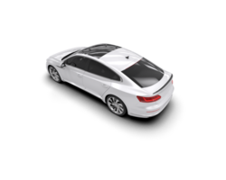 Modern car isolated on background. 3d rendering - illustration png