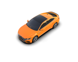 Modern car isolated on background. 3d rendering - illustration png