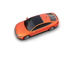 Modern car isolated on background. 3d rendering - illustration png