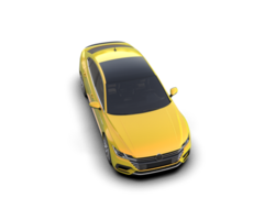 Modern car isolated on background. 3d rendering - illustration png