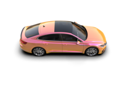 Modern car isolated on background. 3d rendering - illustration png