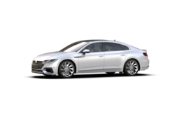 Modern car isolated on background. 3d rendering - illustration png