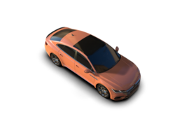 Modern car isolated on background. 3d rendering - illustration png