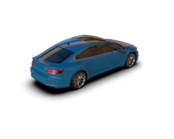 Modern car isolated on background. 3d rendering - illustration png