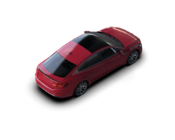 Modern car isolated on background. 3d rendering - illustration png