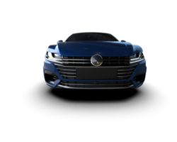 Modern car isolated on background. 3d rendering - illustration png