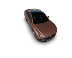 Modern car isolated on background. 3d rendering - illustration png