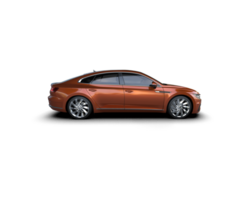 Modern car isolated on background. 3d rendering - illustration png