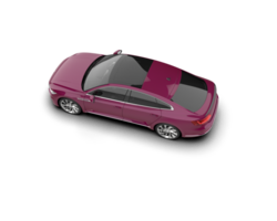 Modern car isolated on background. 3d rendering - illustration png