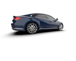Modern car isolated on background. 3d rendering - illustration png