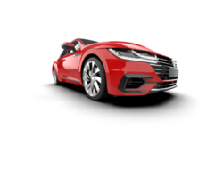Modern car isolated on background. 3d rendering - illustration png