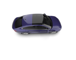 Modern car isolated on background. 3d rendering - illustration png