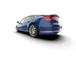 Modern car isolated on background. 3d rendering - illustration png