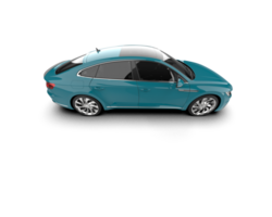 Modern car isolated on background. 3d rendering - illustration png