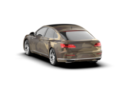 Modern car isolated on background. 3d rendering - illustration png