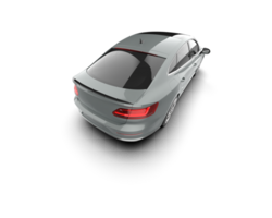 Modern car isolated on background. 3d rendering - illustration png