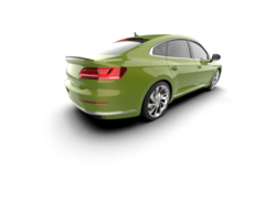 Modern car isolated on background. 3d rendering - illustration png