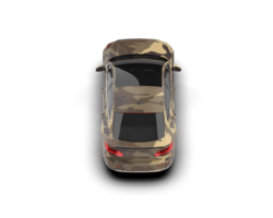 Modern car isolated on background. 3d rendering - illustration png