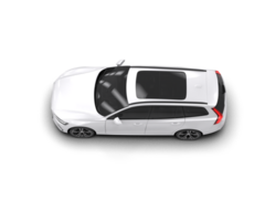 Modern car isolated on background. 3d rendering - illustration png