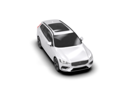 Modern car isolated on background. 3d rendering - illustration png