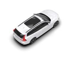 Modern car isolated on background. 3d rendering - illustration png