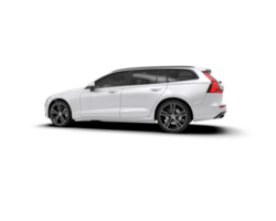 Modern car isolated on background. 3d rendering - illustration png