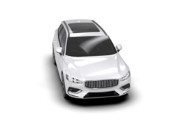 Modern car isolated on background. 3d rendering - illustration png