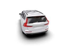 Modern car isolated on background. 3d rendering - illustration png
