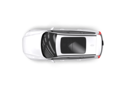 Modern car isolated on background. 3d rendering - illustration png