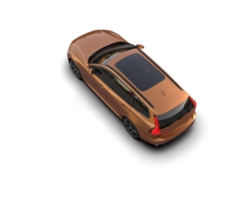 Modern car isolated on background. 3d rendering - illustration png